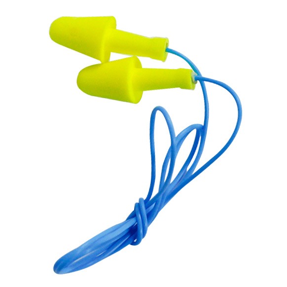 3M EAR Flexible Fit Gehörschutzstöpsel (waschbarer Schaumstoff), mit Kordel, Kissenpackung, 125 Paar