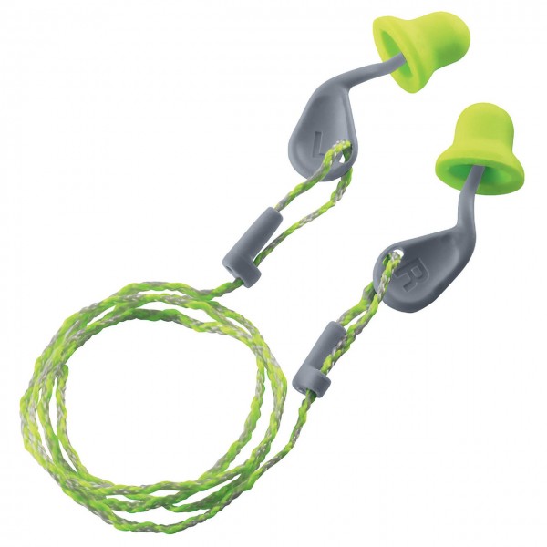 uvex xact-fit Gehörschutzstöpsel mit Kordel, 1 Paar in Minibox, SNR 26 dB