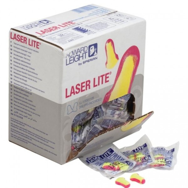 Howard Leight Gehörschutzstöpsel LaserLite 200 Paar (paarweise verpackt) / 400 Stk. by Honeywell,