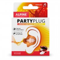 ALPINE Party Plug Gehörschutzstöpsel (transparent), SNR 19 dB
