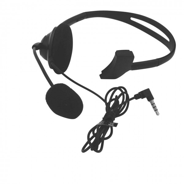 Einohr / Mikrofonheadset mit Kopfbügel für OTG-200 (HEM-20)