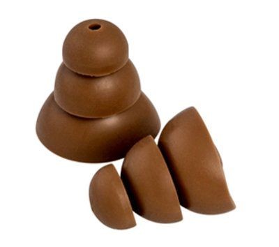 Ultra Fit Ersatzstöpsel für LEP/TEP/EEP, Grösse L, braun, SNR 32 dB