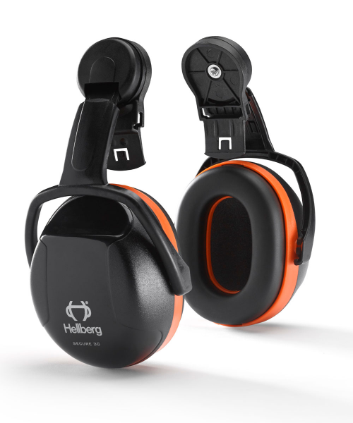 Gehörschutzkapseln Hellberg Secure 3 orange, Helmversion, SNR=31dB