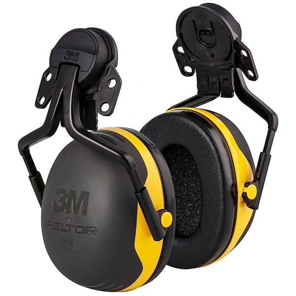 3M Kapselgehörschutz Peltor X2P5E gelb zur Helmbefestigung, EN 352-1, SNR 30dB