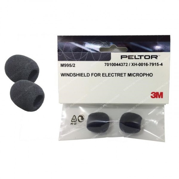 3M PELTOR M995 Mikro-Windschutz Für Elektret Mikro MT53, 1 Paar