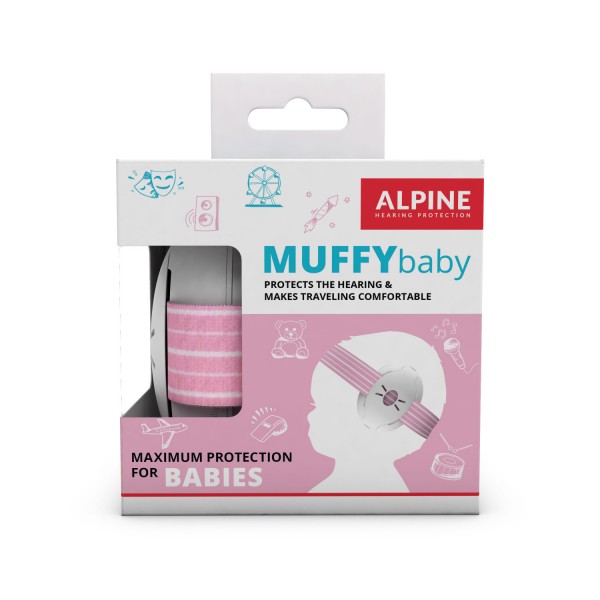 Alpine Baby Gehörschutz pink, SNR 23 dB