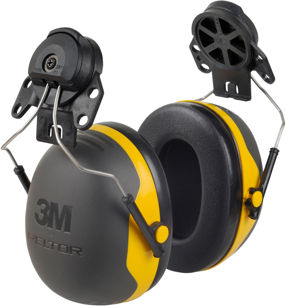 3M Kapselgehörschutz X2P3E zur Helmbefestigung, gelb, SNR 30dB