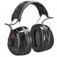 3M Kapselgehörschutz HRXS220A Peltor WorkTunes Pro FM Radio Headset mit Kopfbügel, schwarz, SNR 32 d