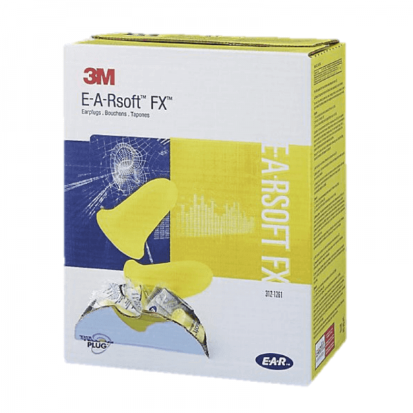 3M E-A-R Soft FX Gehörschutzstöpsel ES-01-020, 200Paar, SNR 37 dB