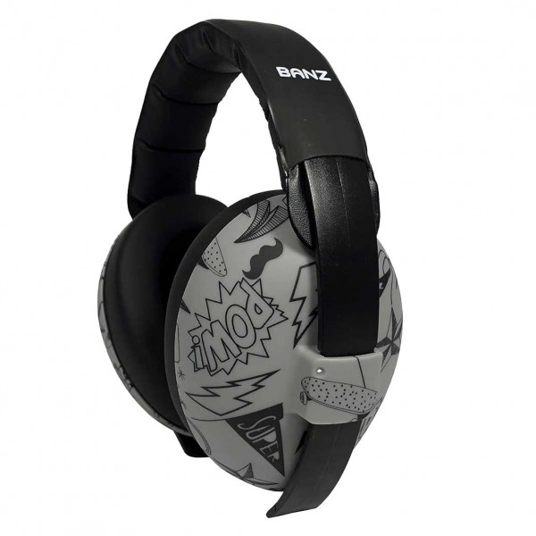 BANZ Baby-Gehörschutz (ab 3 Monaten), Graffiti, SNR 21 dB