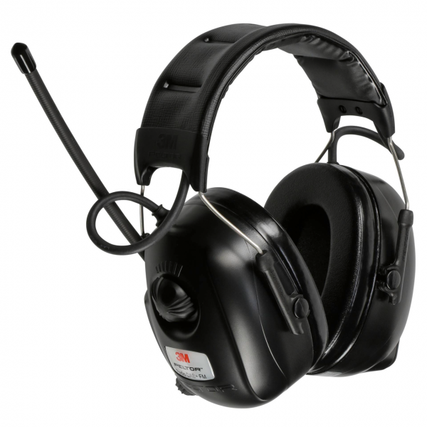 3M PELTOR Radio DAB+ FM Headset Gehörschutzkapsel mit Kopfbügel (HRXD7A), SNR 31 dB