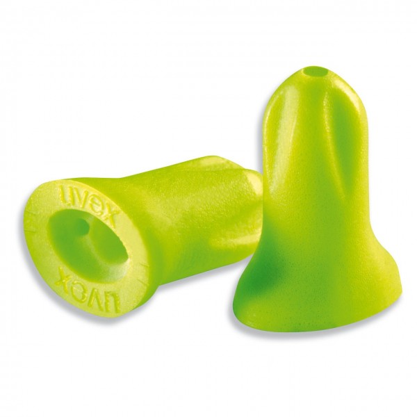 uvex Gehörschutzstöpsel hi-com &quot;one2click&quot; 300 Paar lose (Nachfüllbox), lime, SNR 26dB