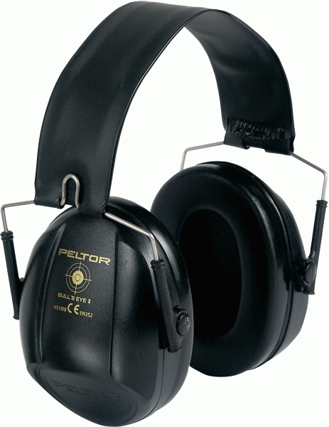 3M Peltor Bull&#039;s Eye I Kapselgehörschutz H515FSV, schwarz, SNR 28 dB