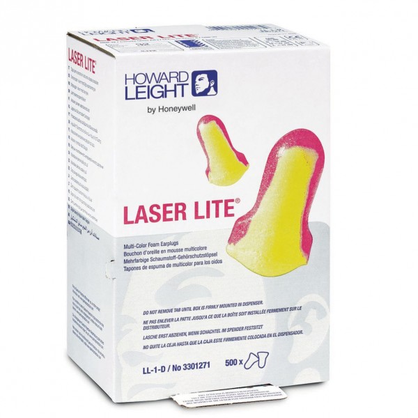 Gehörschutzstöpsel LaserLite 500 Paar / 1000 Stk. by Honeywell (für Leight Source 400/500, SNR 35dB