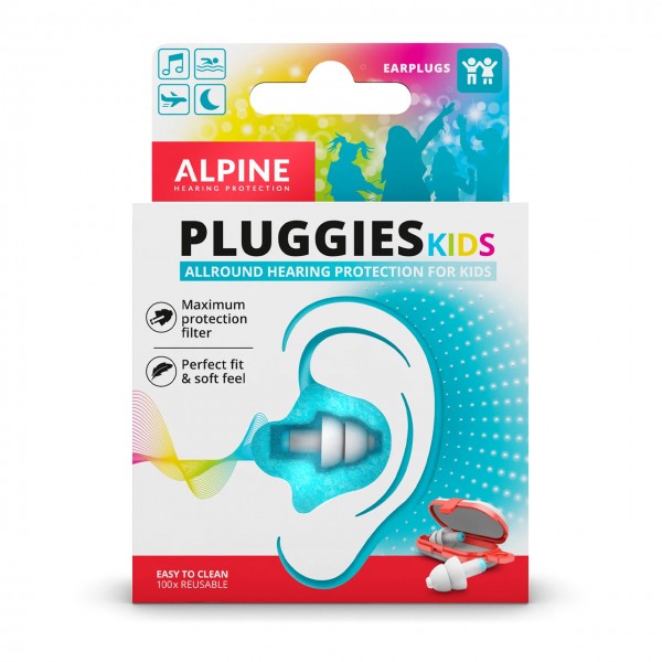 ALPINE PLUGGIES KIDS Gehörschutzstöpsel, SNR 25 dB